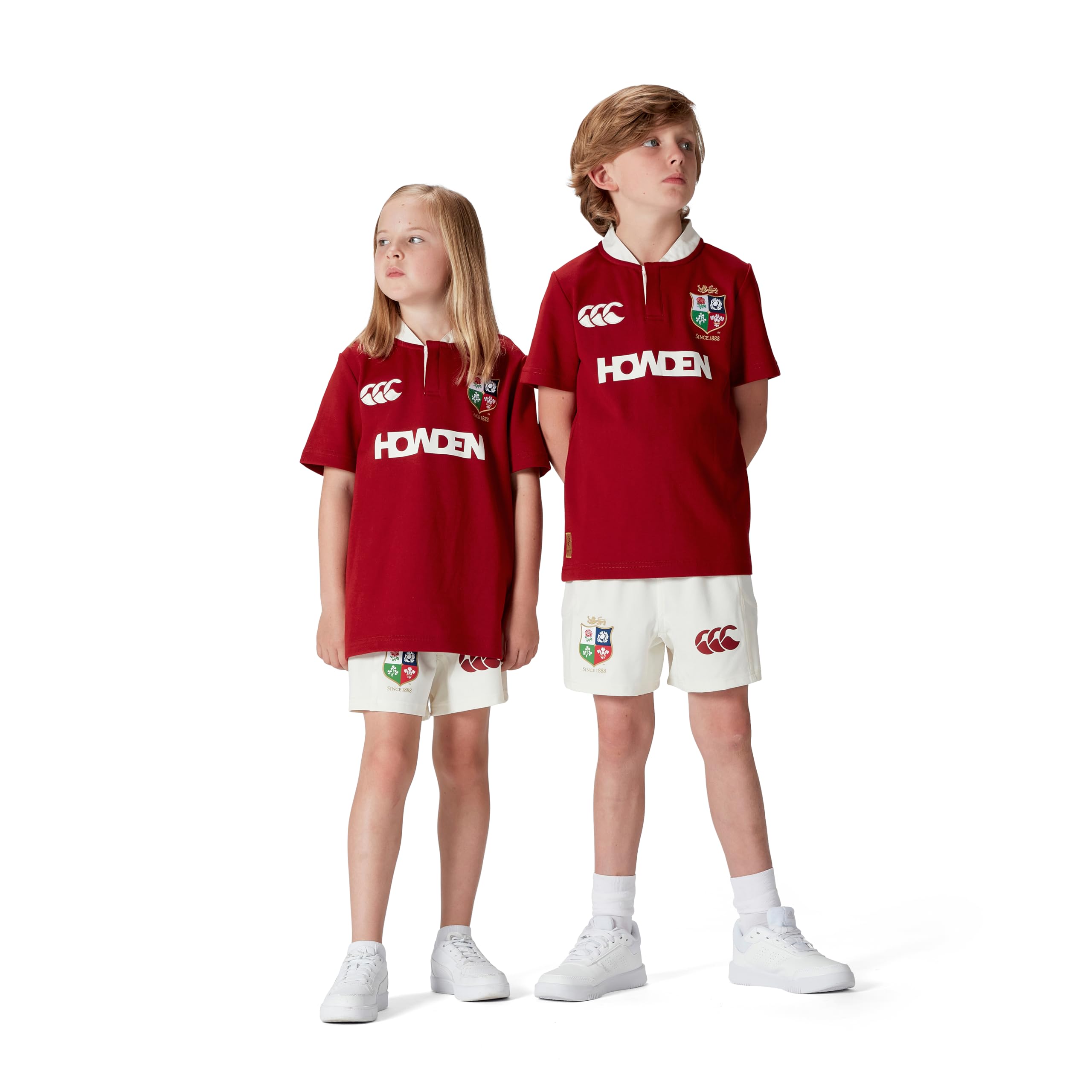 Canterbury of New Zealand - British and Irish Lions SS Classic, Camisa Niños Unisex, Red Dahlia,