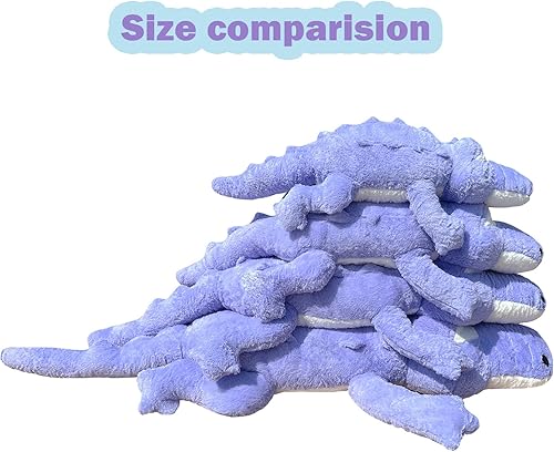 Vista 41 de Hofun4U Alligator Plush Pillow, 61 inch Alligator Stuffed Animal, Home Decoration Christmas Valentine’s Birthday Gift for Boys Girls Adults Kids