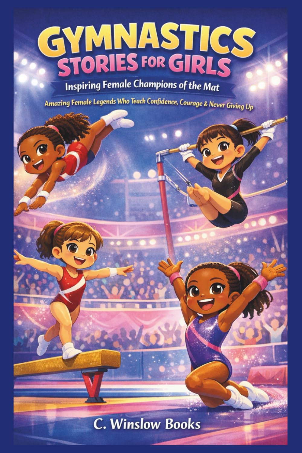 GYMNASTICS STORIES FOR GIRLS: Inspiring Female Champions of the Mat: Amazing Legends Who Teach Confidence, Courage & Never Giving Up (FOR GIRLS CHILD)