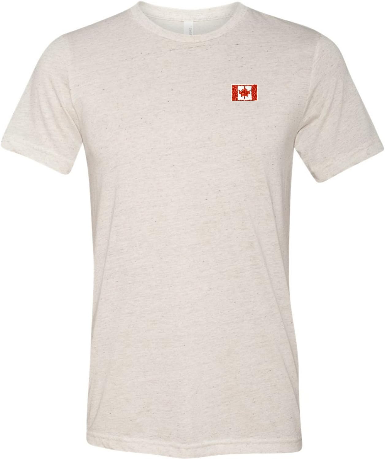Buy Cool Shirts Canada Flag Patch Pocket Print Tri Blend T-Shirt