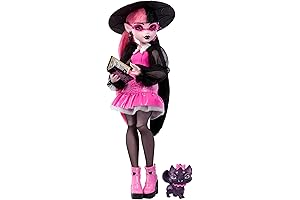 Draculaura Monster High Doll with Pet Bat-Cat