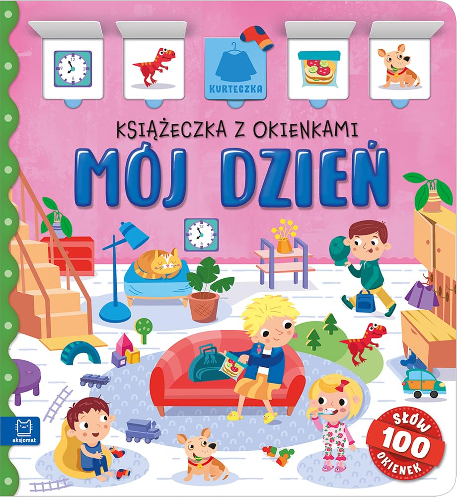 Mój dzień. Książeczka z okienkami. 100 okienek - 100 słów