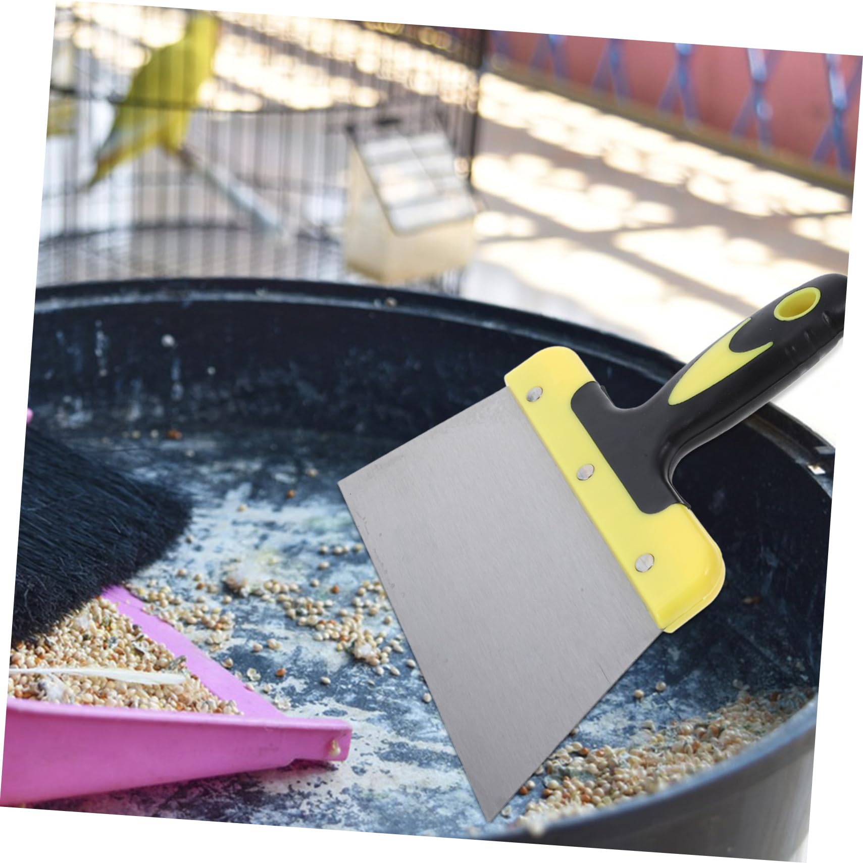 Toyvian 2pezzi Raschietto per Droppings di Uccelli Acciaio Inossidabile Strumento di Pulizia per Escrementi di Piccioni per Manutenzione Nidi e Superfici Pulite