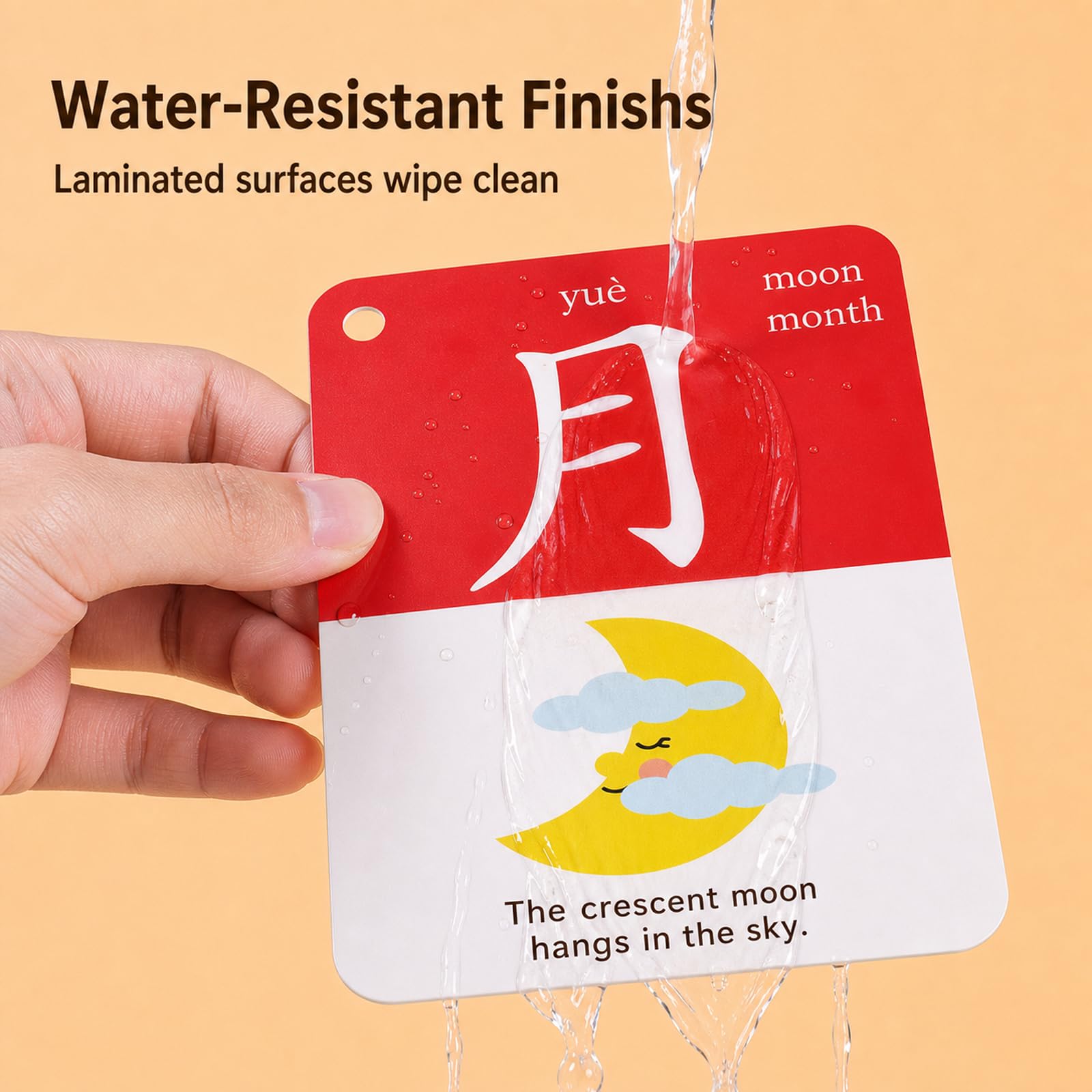 Tarjetas DidáCticas De Chino para Principiantes,Tarjetas Flashs Chinas For Principiantes,Tarjetas De MandaríN,Esquinas Redondeadas,Adecuado para Principiantes De Chino