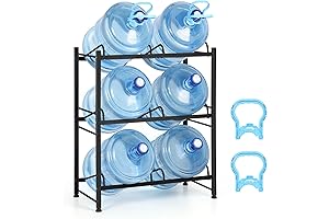 MOOACE 5 Gallon Water Bottle Holder: Store Your Water Jugs Decluttered and Organized