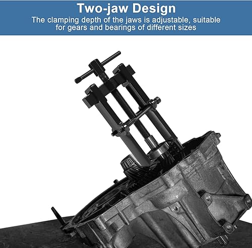 Miniatura 2 de Extractor de engranajes de dos mandíbulas kit de herramientas de extracción de engranajes de rodamiento de dos patas kit de extracción de