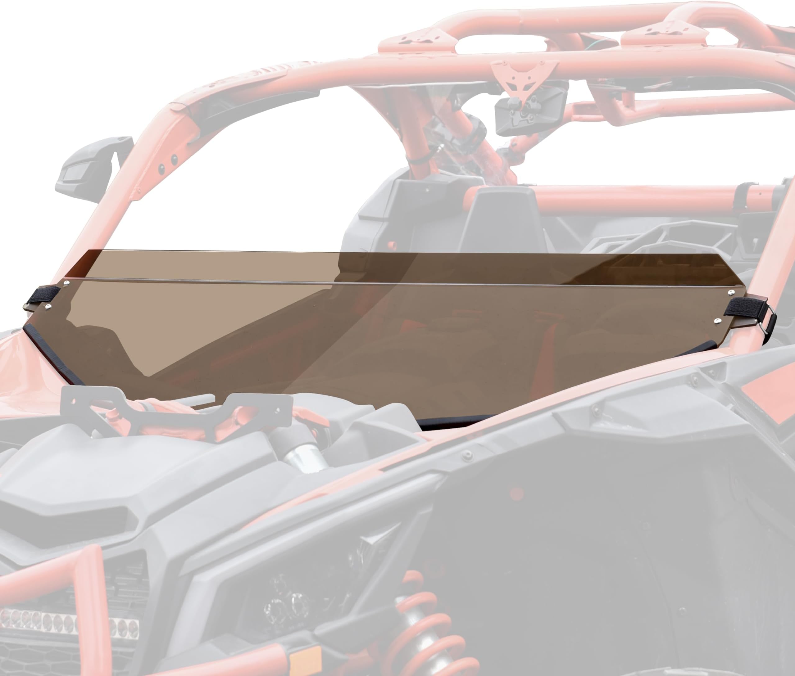 X3 Dark Tinted Half Windshield, Poly Vented Mid Windscreen Window for Can-Am Maverick X3 XRS XDS Turbo R Max 2017-2026 Accessories