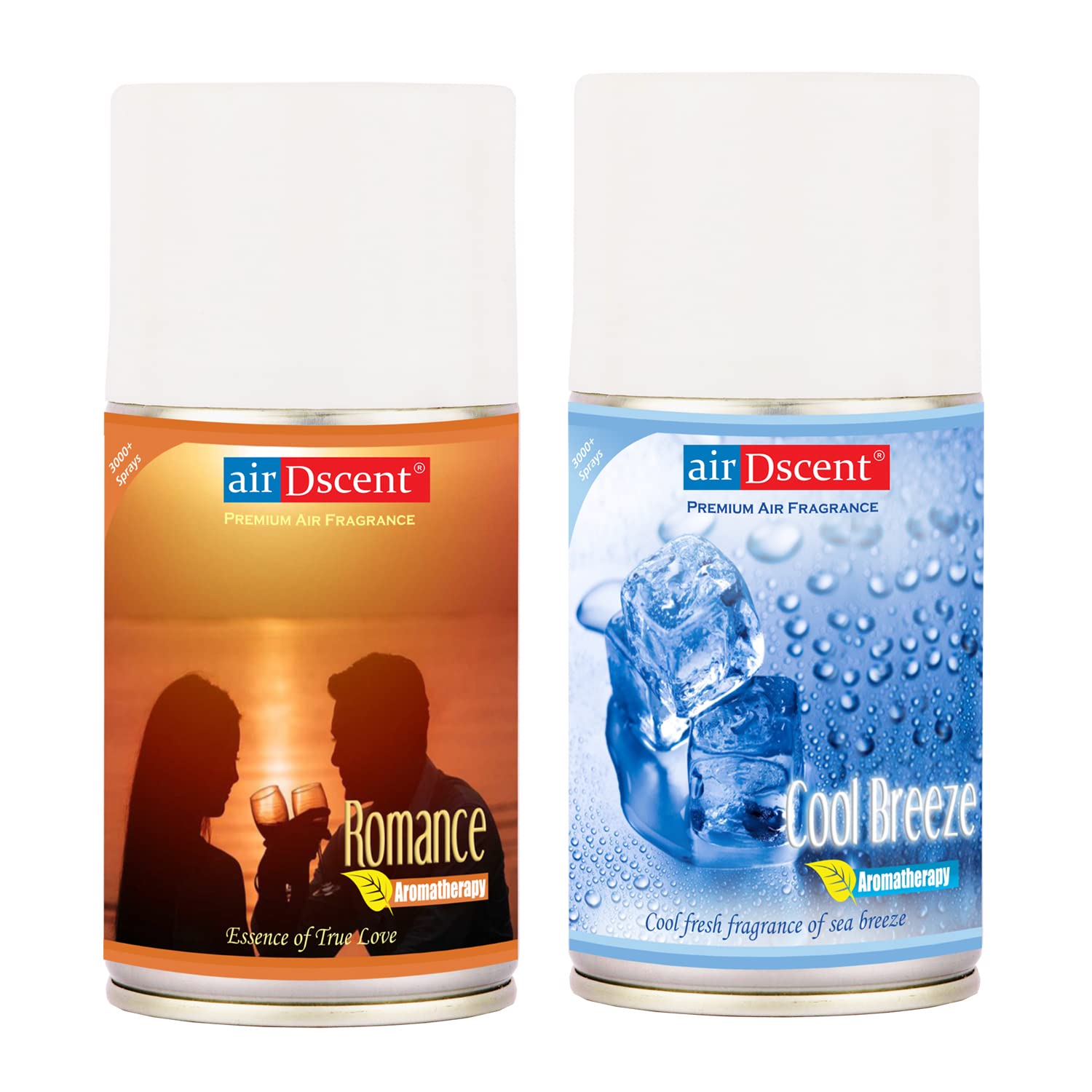 Air Freshener Refill - Room Freshener Spray - Cool Breeze & Romance - 250 ML - 3000+ Sprays - Fits Almost All The Dispensers - Pack Of Two-image-17