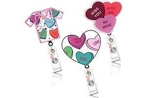Eersida Valentine's Day Nurse Badge Reels