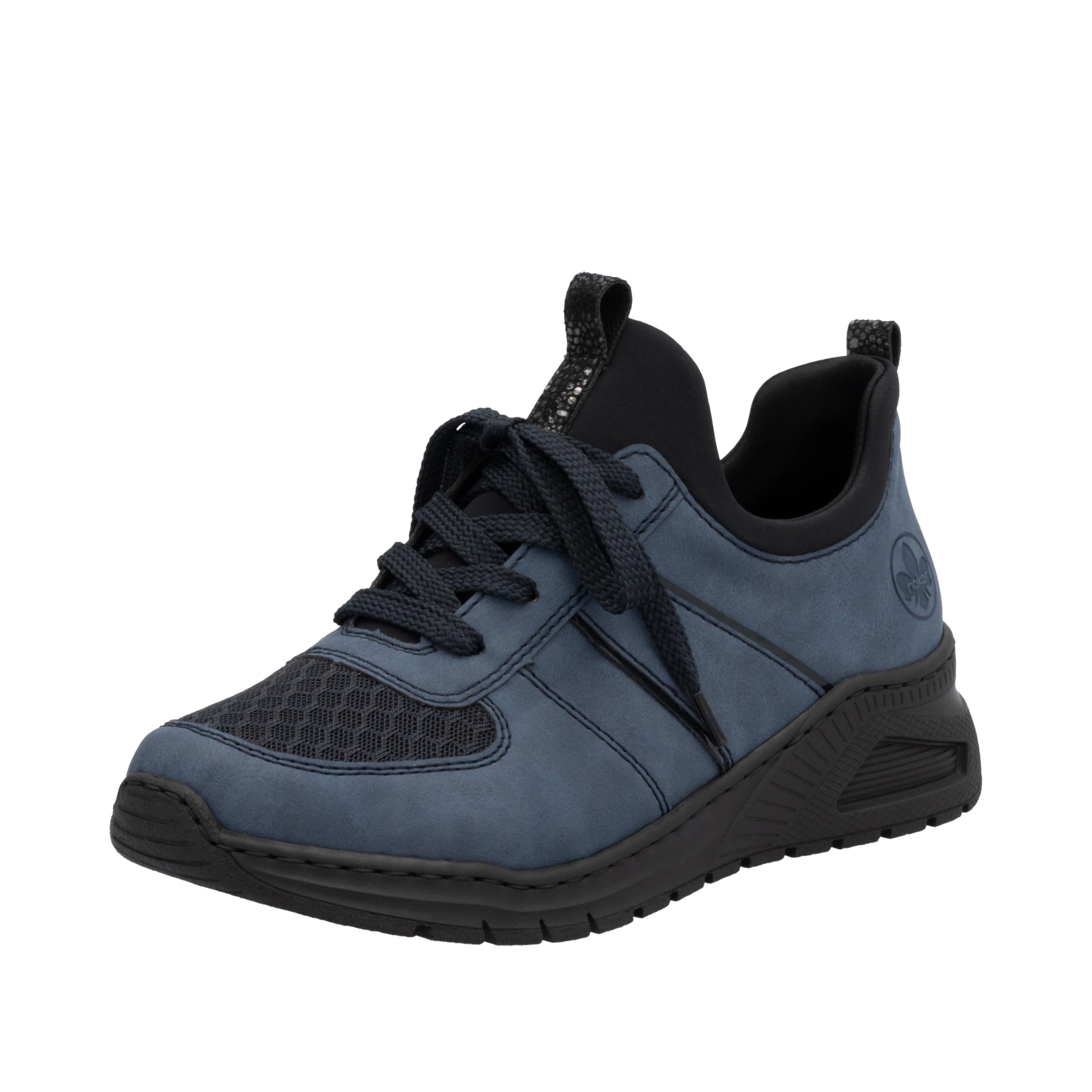 Rieker Women's Low-Top Trainers M4970, Women's Low Shoes, Loose Insole, Blue, 5 UK