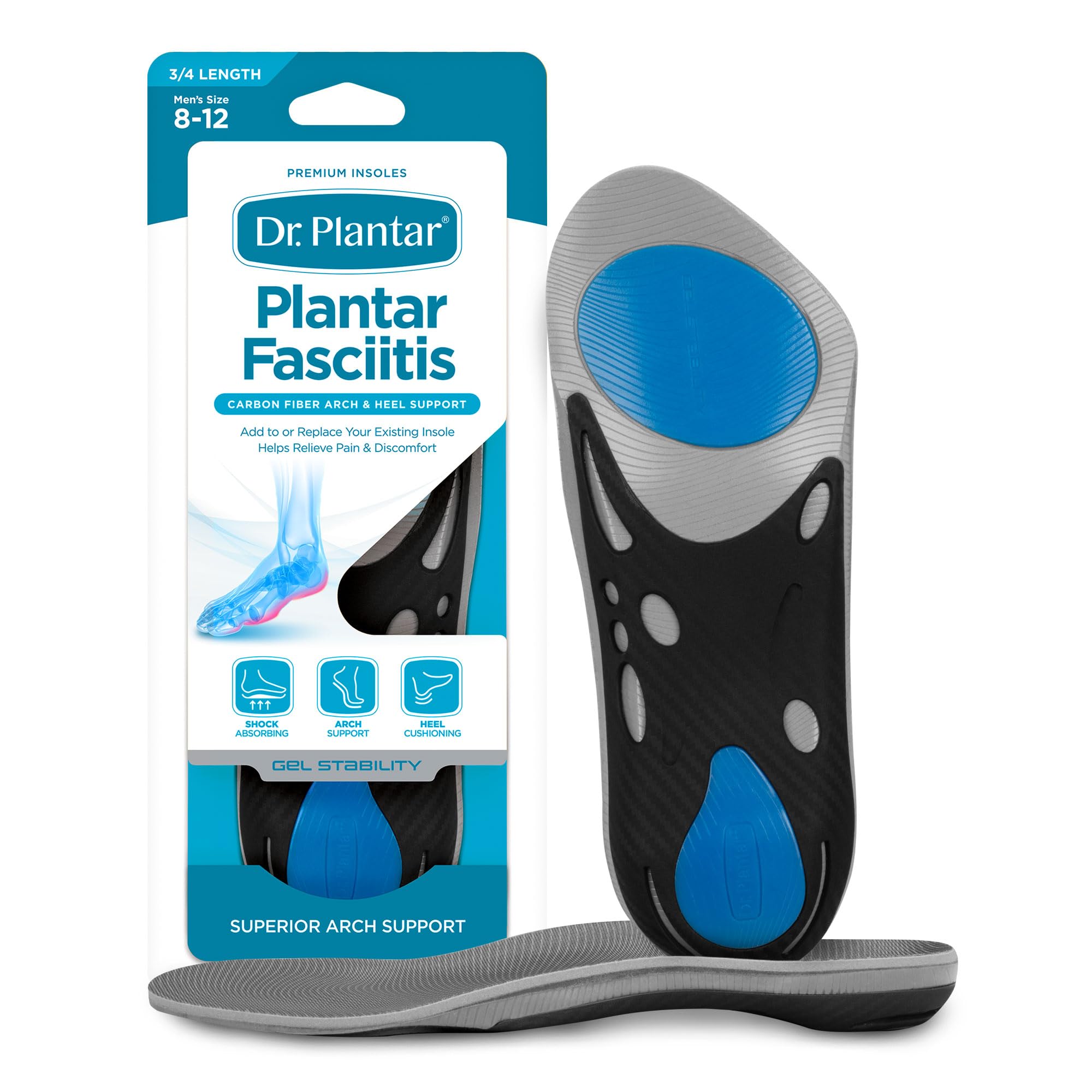 Dr. Plantar Insoles for Men