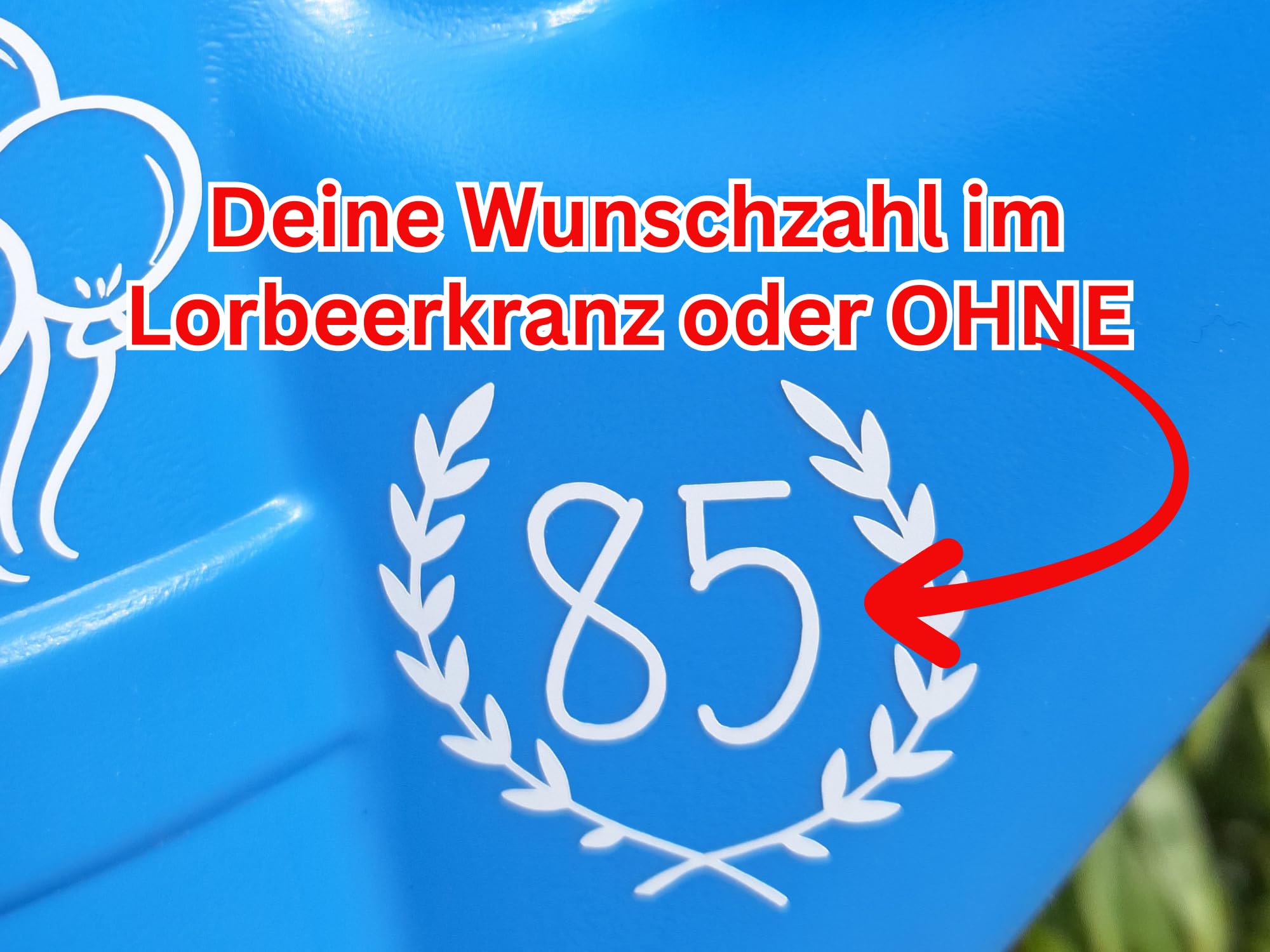 Bester Opa Großvater Geschenk, personalisiertes Geburtstagsgeschenk mit Spruch zum 60./70./75./80./85. Geburtstag Garten Gießkanne 10 L Großeltern tolles Enkelgeschenk