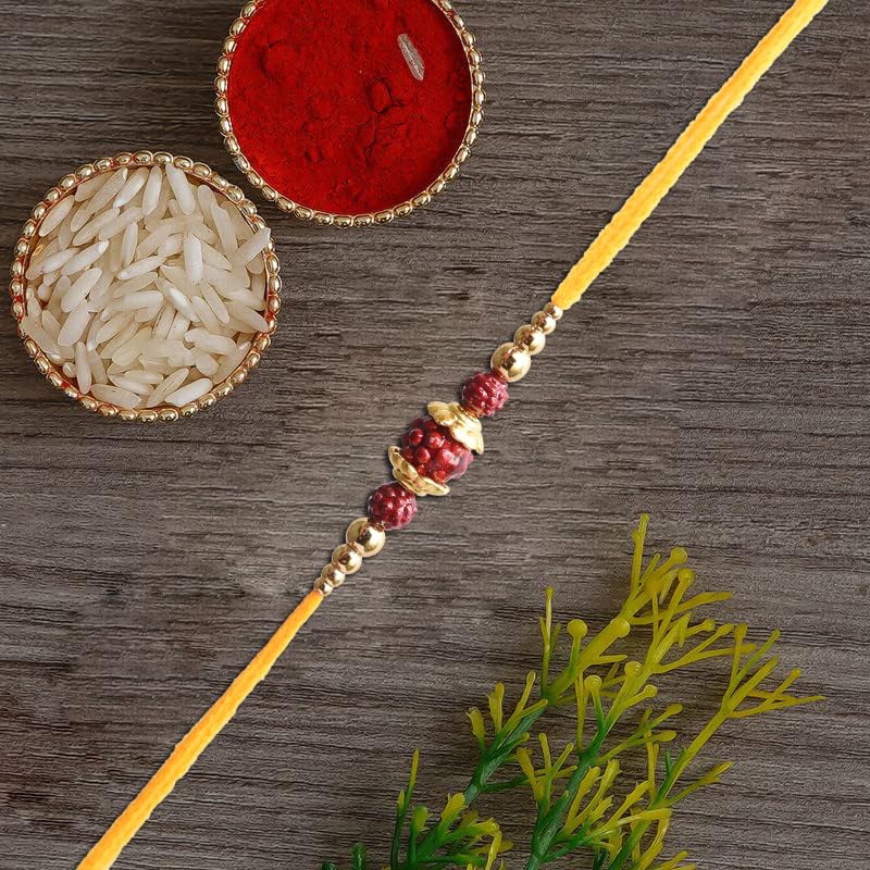 Image of Rakhi with Coffee Mug Gift Combo for Rakshabandhan | Rakhi Gift for Brother | Rakhi for bro | Rakhi and Roli Chawal, Rakhi Gift for Brother (01)