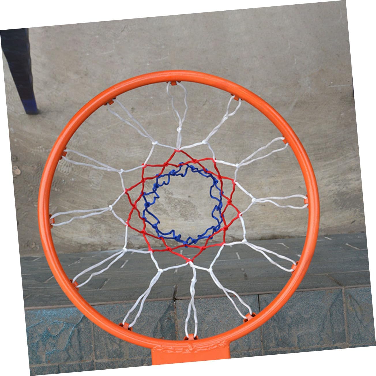 Indoor Basketball Rack Red Hollow Tube Frame for Boys Easy Install Hanging Basketball Hoop for Hand-Eye Coordination and Exercise Gift for Playroom Door Wall Mount