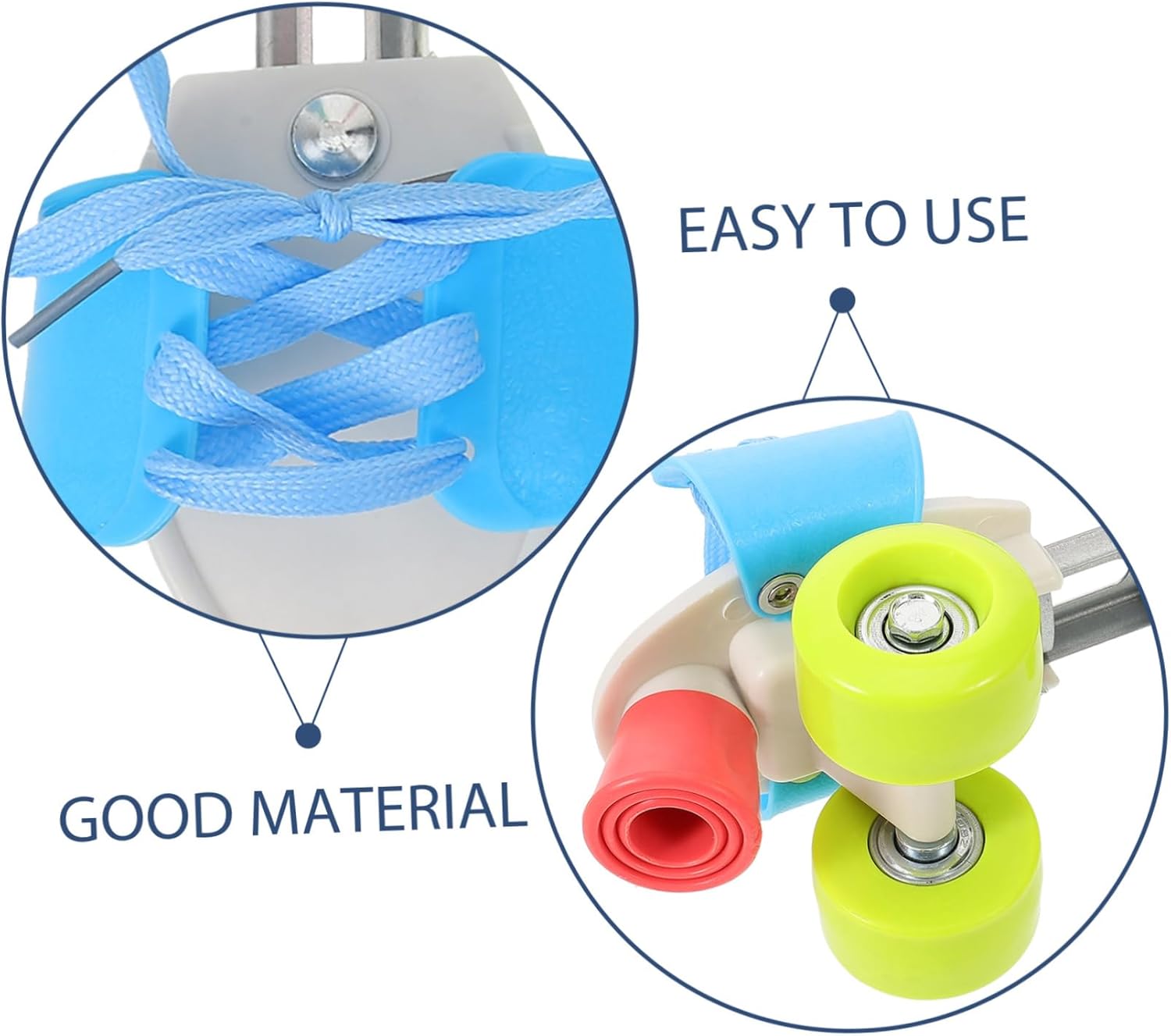 Adjustable Roller Skates for Boy Girl Protective Training Skating Shoes Use Four-Wheel Design for Stability and Easy Control for Beginners