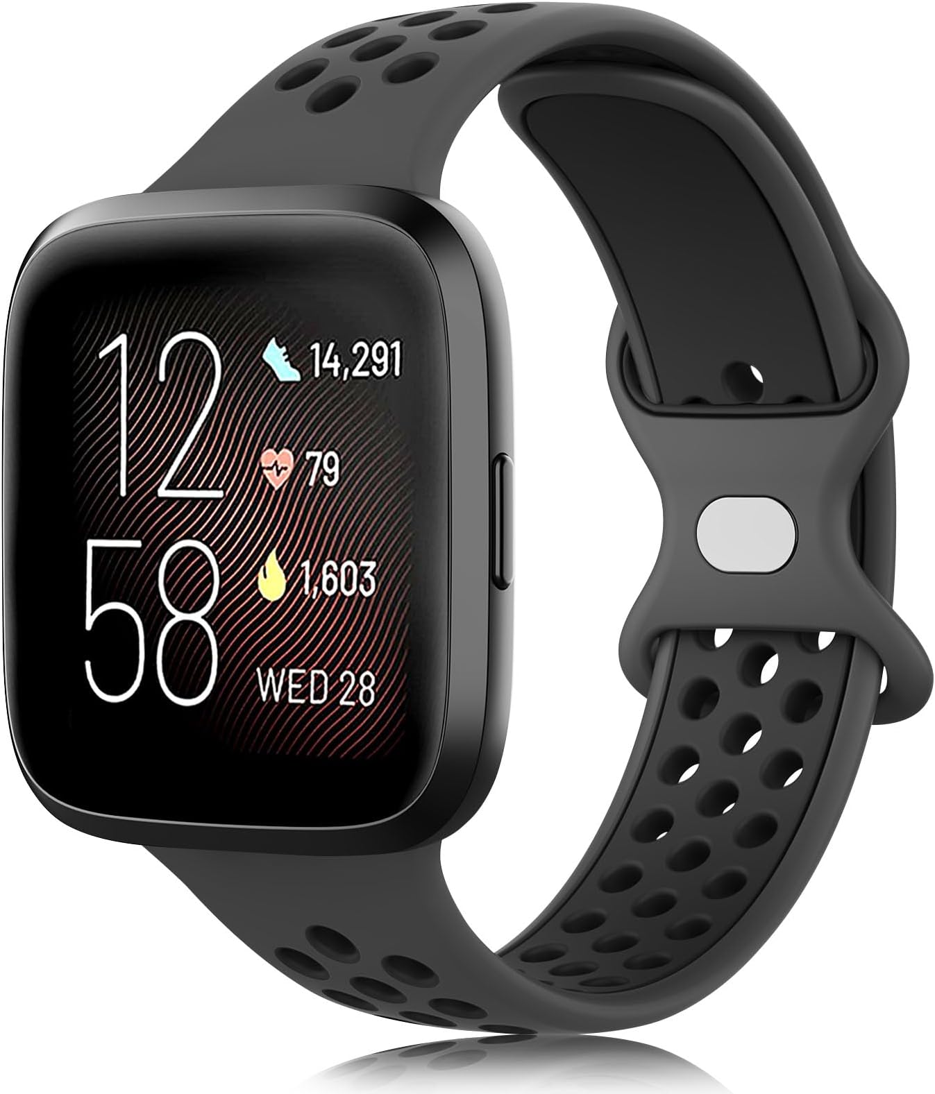 Vancle Silicone Bands Compatible with fitbit versa 2 watch