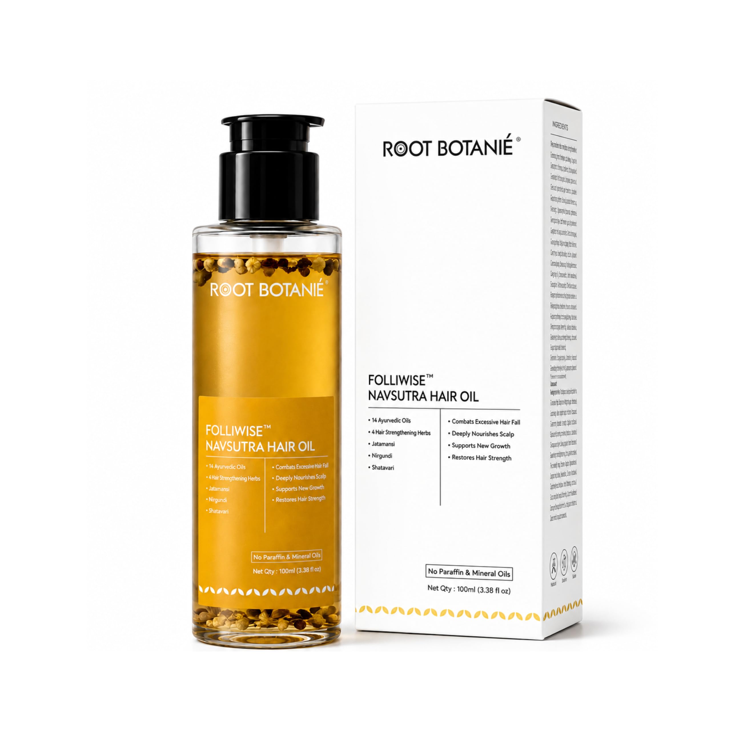 Root botanie Folliwise Navsutra Hair Oil 100 ml - Image 1