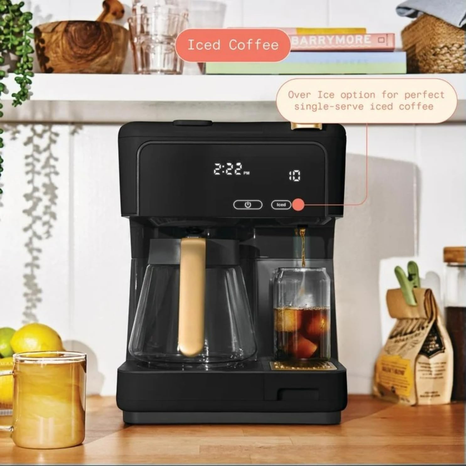 Programmable 12-Cup & Single-Serve Multi-Brew Coffee Maker, Digital Controls, Large Capacity, Easy to Use