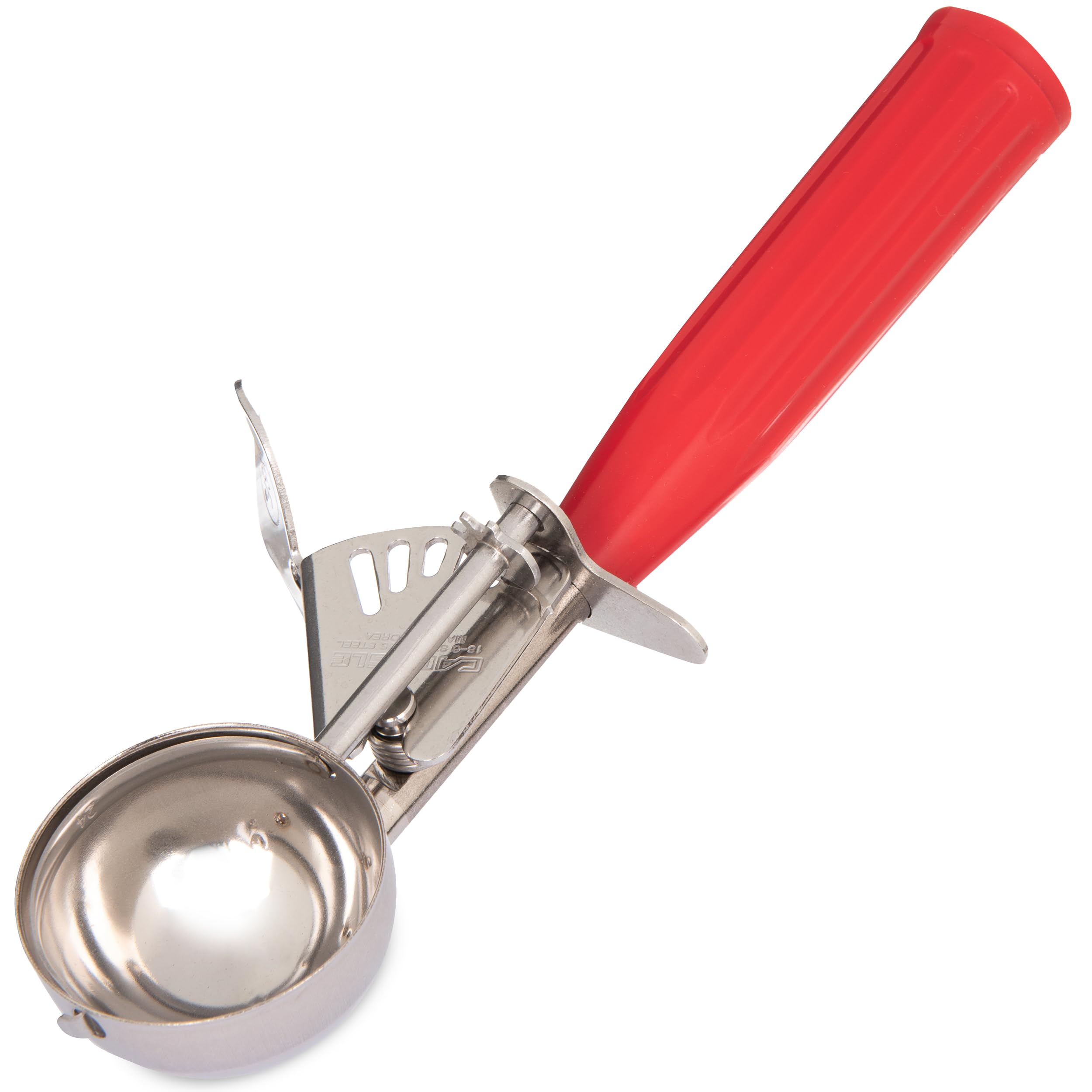 Carlisle 60300-24 Lot de 12 cuillères en acier inoxydable avec contrôle des portions Rouge 51 g