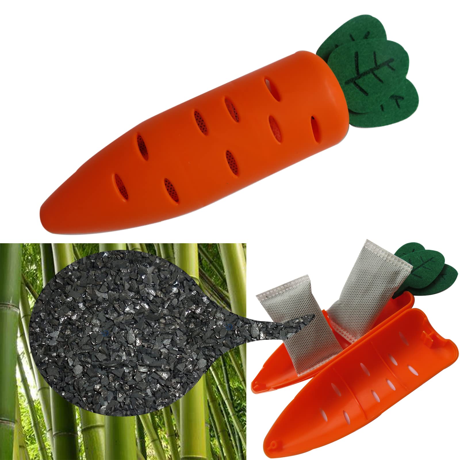 Fridge Deodorizer(5 units),Charcoal Bags Odor Absorber,Refrigerator Deodorizer Squish Bamboo Charcoal Odor Eliminator Bamboo Charcoal Odor Eliminator Bag,Musty Odor Eliminator