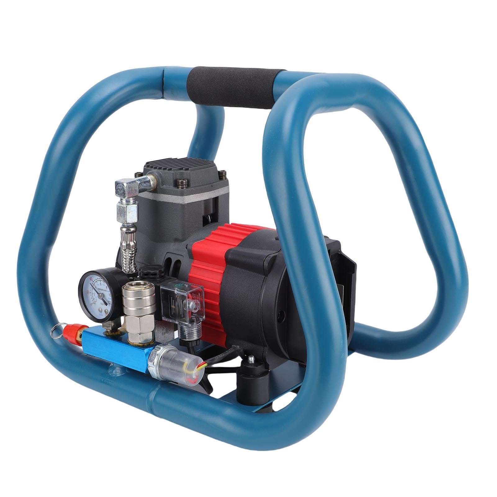 FTVOGUE Compressore d'aria Senza Fili, Acciaio Legato, Elettrico Leggero Alimentato a Batteria con Serbatoio da 3 Litri e Pressione da 8 Bar per BL1830B BL1840B BL1850B BL1860B