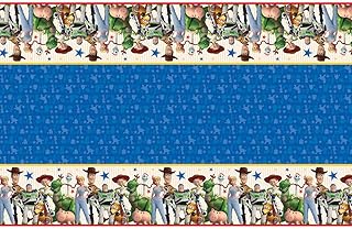 Unique Disney Toy Story 4 Rectangular Plastic Table Cover, 1 Ct, Multicolor, One Size