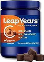 Vista 1 de Leap Years Suplemento masticable suave para perros – Apoya el envejecimiento saludable, la cognición y la vitalidad; formulado por veterinarios