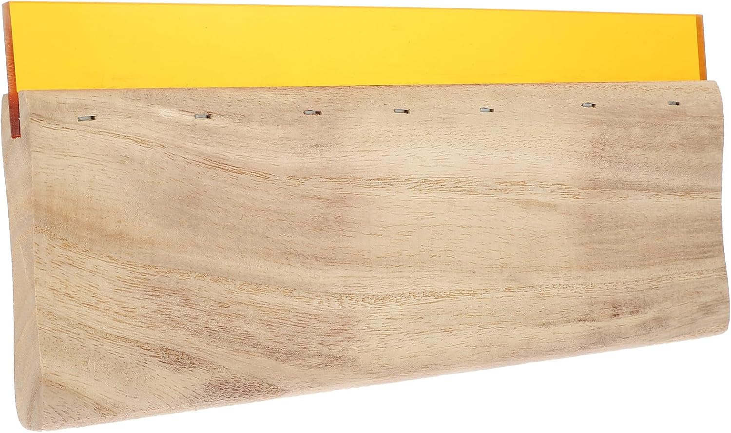 PRETYZOOM Wooden Handle Ink Scraper Squeegee for Screen Printing 24cm Wear-Resistant Scraper Tool for Silk Screen Fabric Printing and DIY Wood Craft Supplies