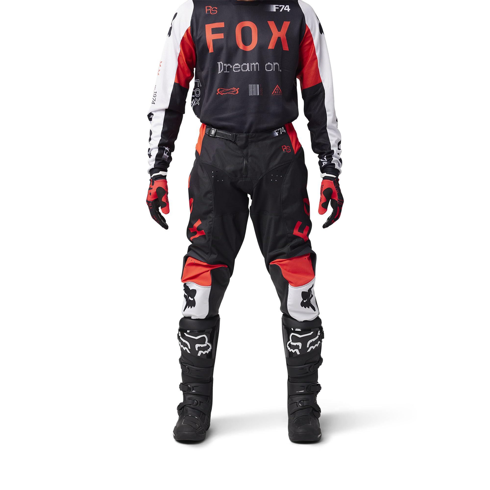 FOX Racing Unisex Adult Pants Fox 180 Race SPEC Fluorescent Red 36