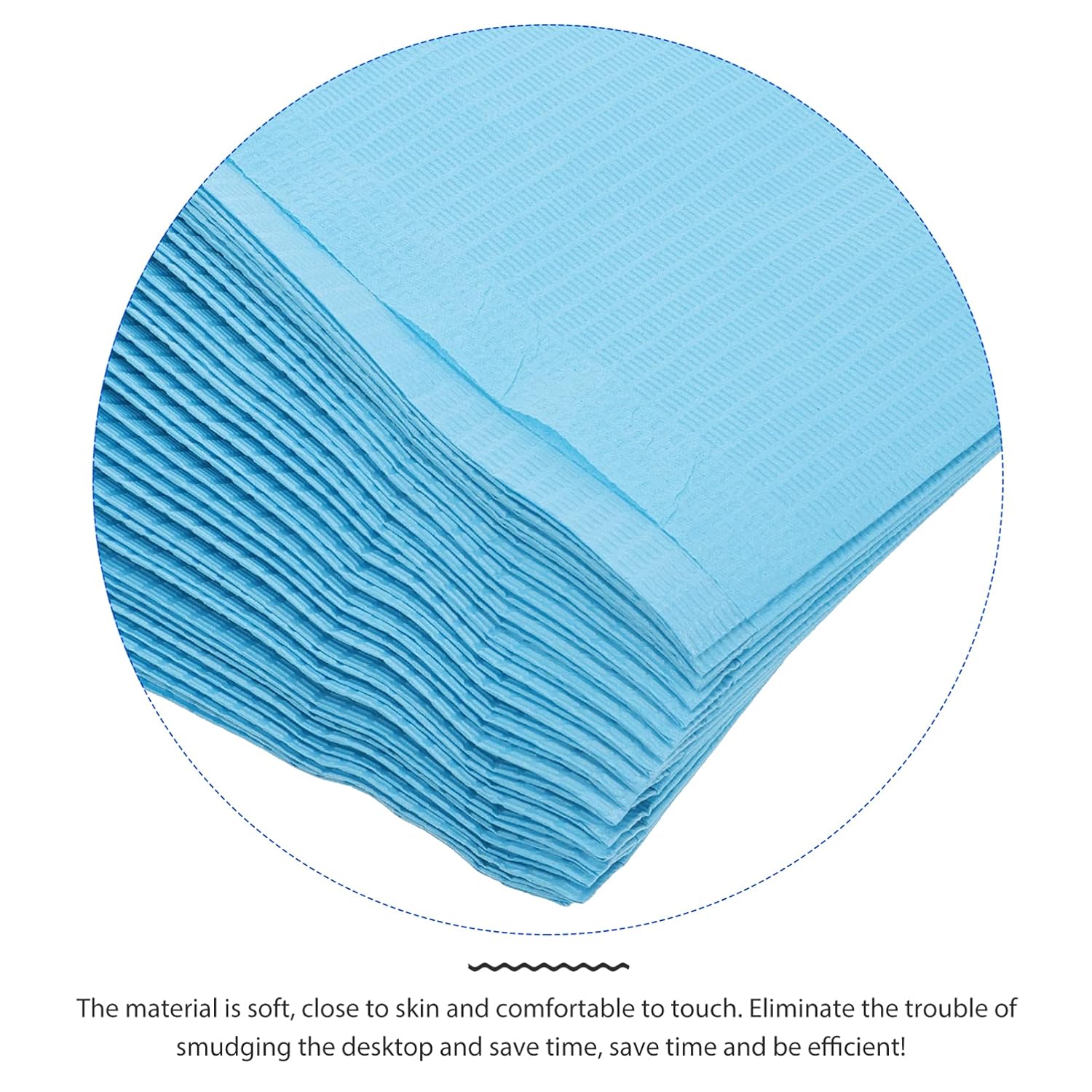 125pcs Nail Paper Manicure Pad Practice Mat Tool Disposable Clean Pad Nail Care Polish Tablecloth