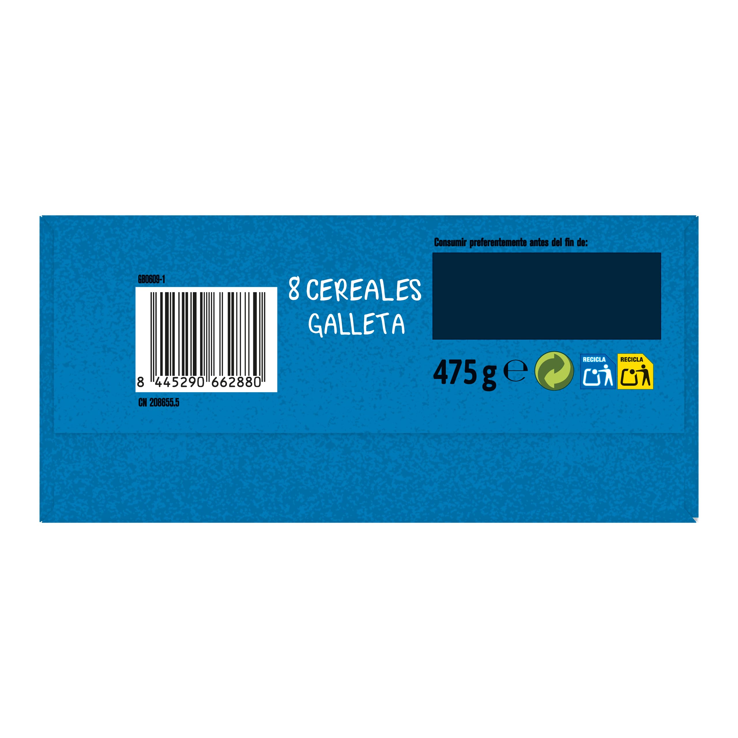 GERBER Papilla de 8 Cereales Galleta, a partir de los 6 meses, 475g