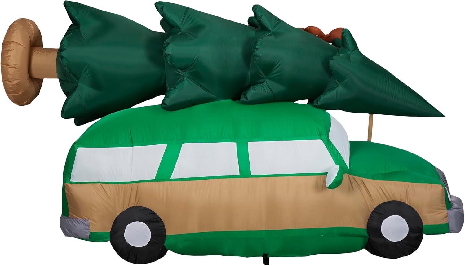 Gemmy National Lampoons Christmas Vacation Station Wagon 8-Foot Airblown Inflatable Decoration