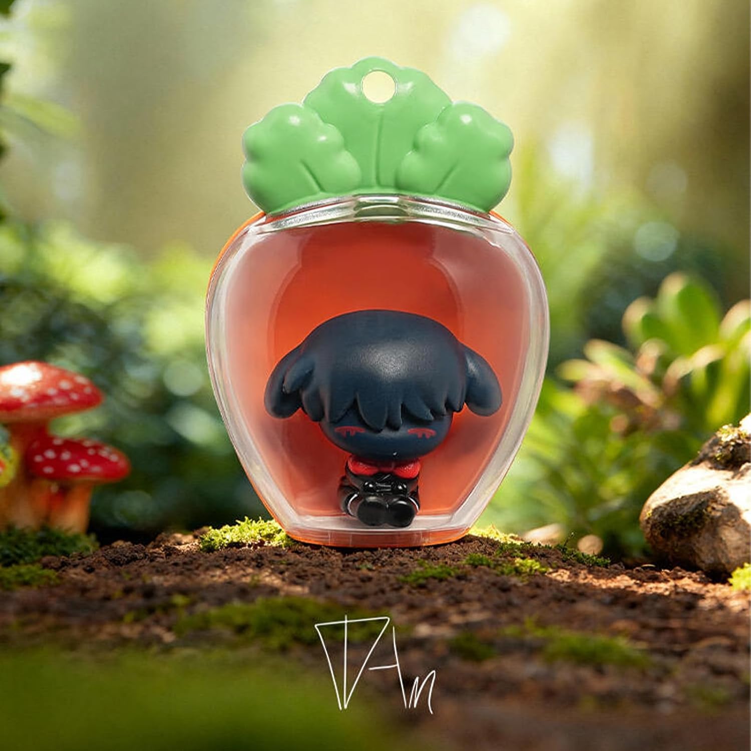 Anime Blind Box, Cute Alien Stage Rabbit Radish Rice Grains Series Mystery Box Figure, Collectable Officially PVC Figure for Birthday Gifts (Random One)