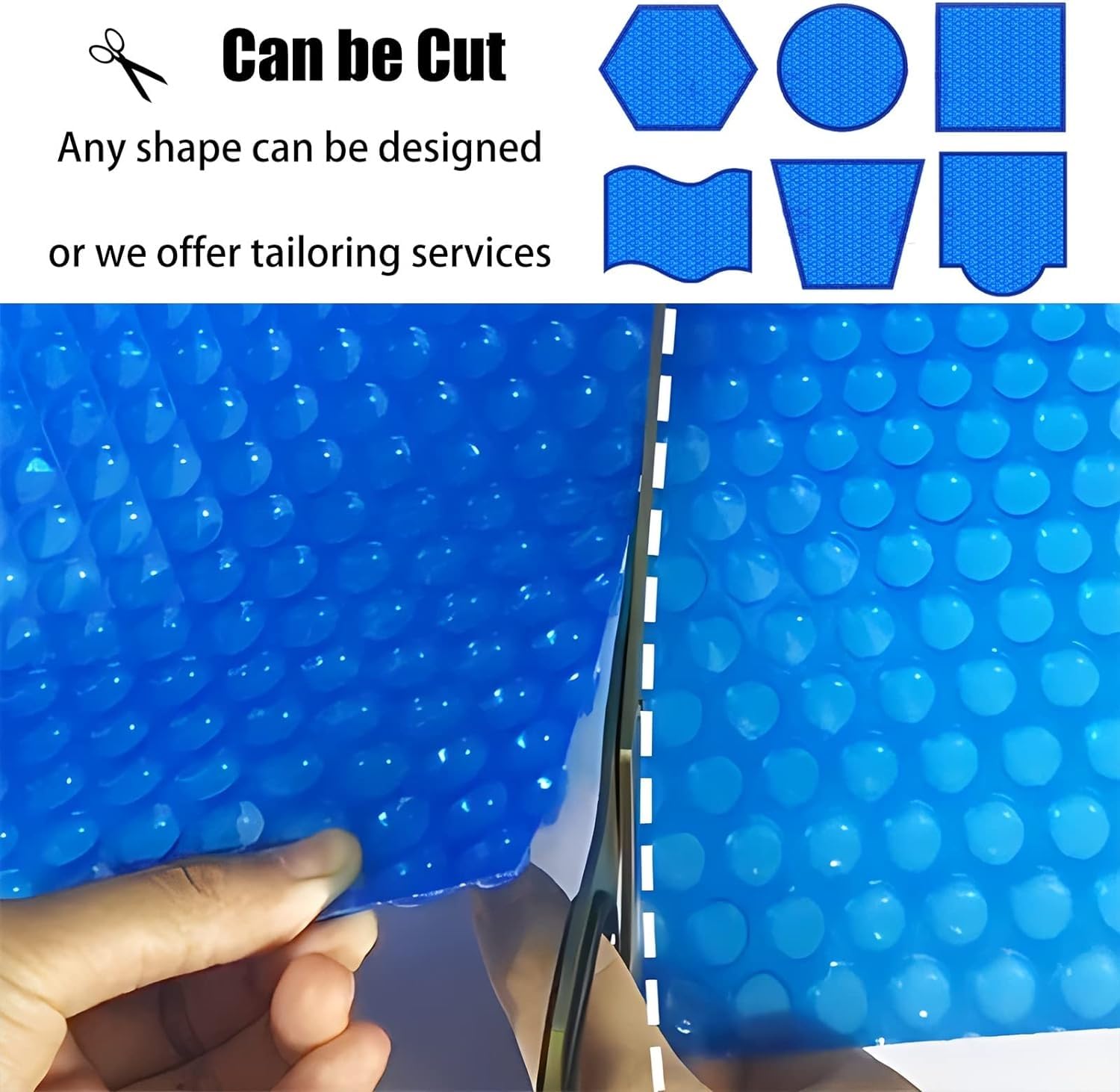 Bâche De Piscine Rectangulaire Robuste Pour Piscines Hors Sol, Couvertures Solaires Ovales Pour Piscines à Cadre Rectangulaire, Couverture D'hiver Idéale Pour L'eau Et La Poussière (taille : 1 X 1 M