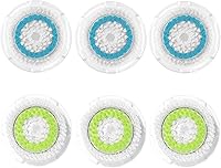 Vista 1 de Cabezales de cepillo de limpieza facial, reemplazos de cabezal de cepillo facial compatibles con Clarisonic Mia 1, Mia 2, Mia Fit, Alpha Fit, Smart