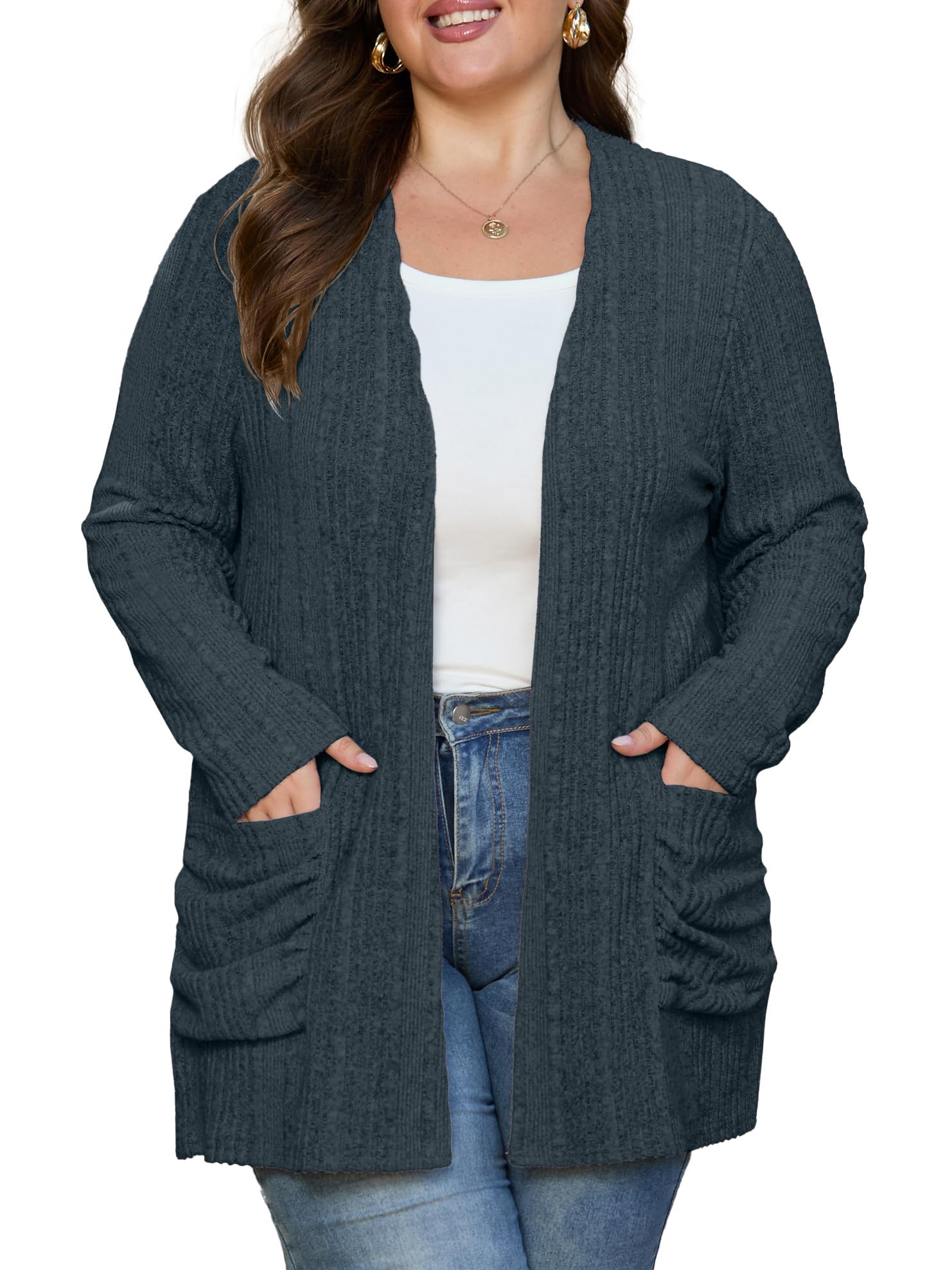 OLRIK Plus Size Cardigan