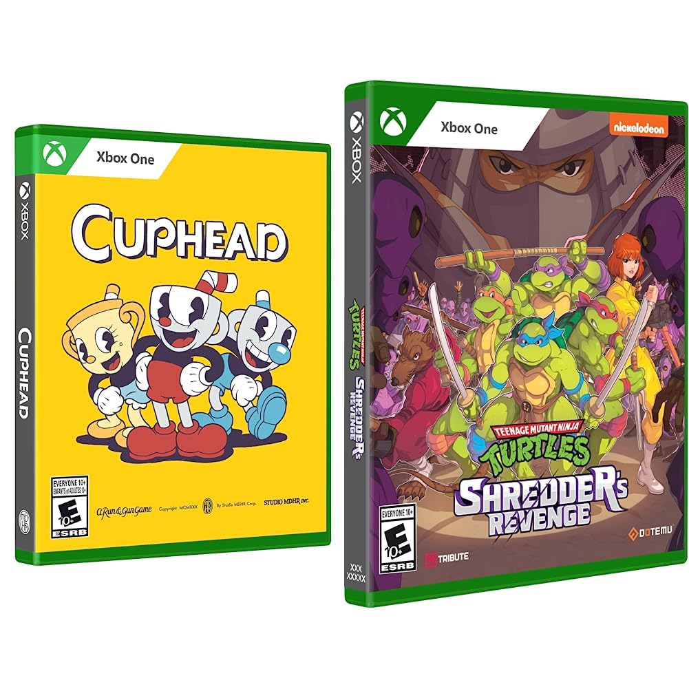 Cuphead Xbox One & Teenage Mutant Ninja Turtles Shredder