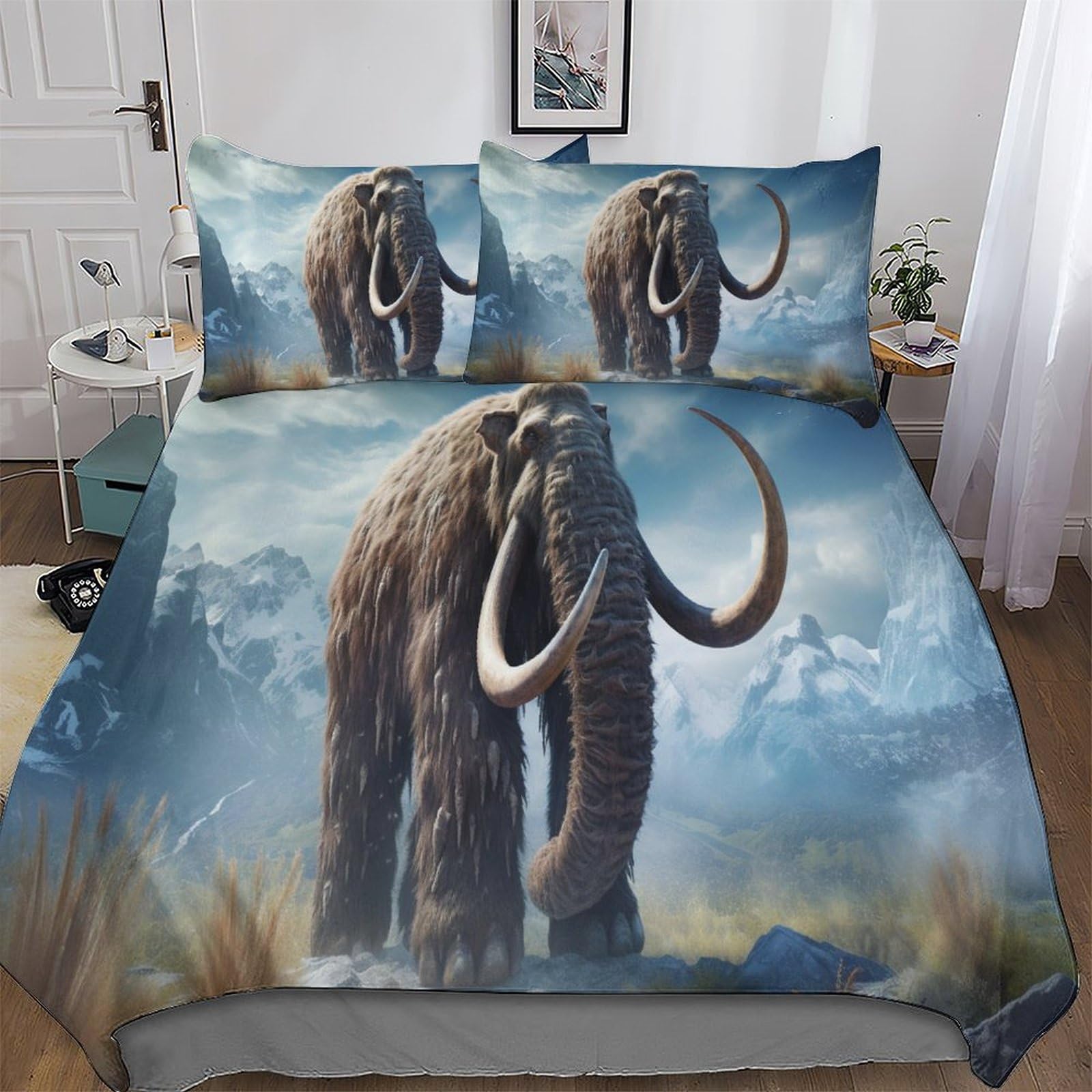 Parure de couette éléphant grand lit pour créer un cocon de douceur dans la chambre des enfants