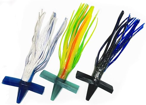 EatMyTackle Bird Teaser Saltwater Fishing Lure Variety 3 Pack+F8
