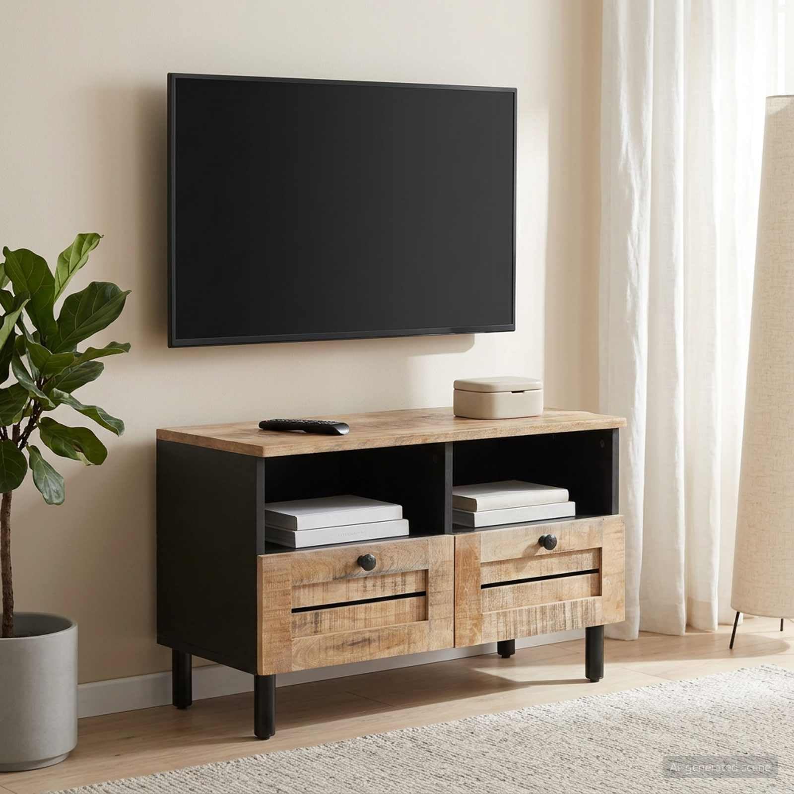 Lot de 30 bordures de pelouse en métal - 20 x 103 cm - Noir