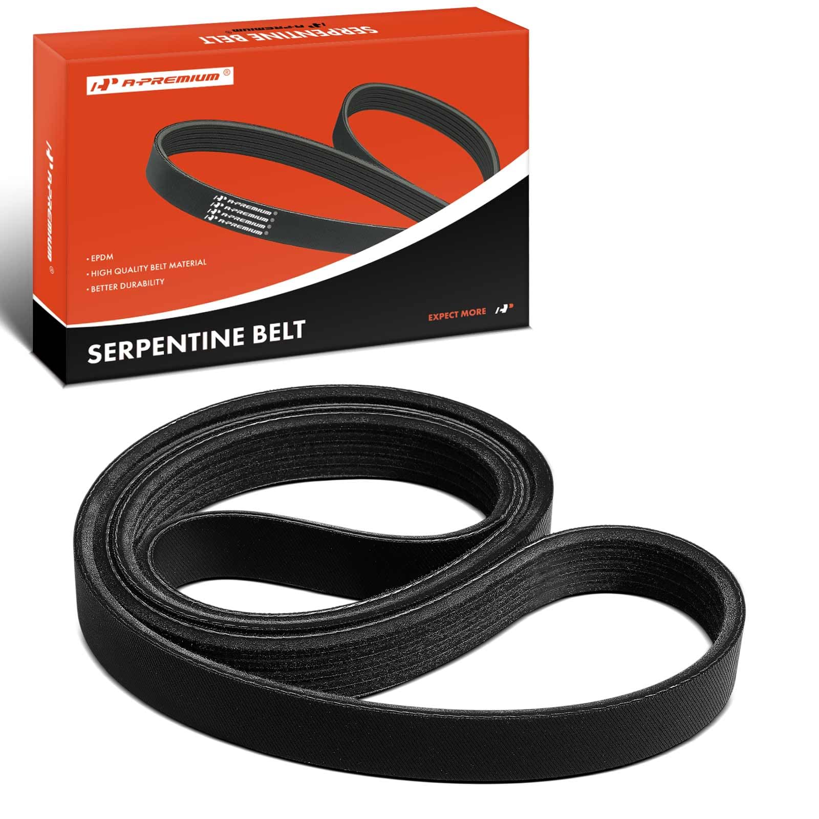 A-Premium Serpentine Belt 50.49 In For Nissan Pathfinder 1996-2000 & Infiniti QX4 1997-2000, 3.3L