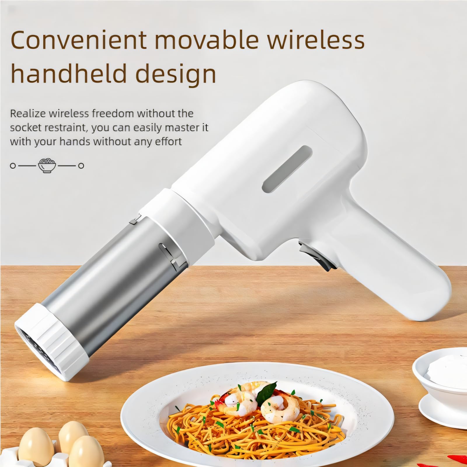 Macchina per Pasta Elettrica Automatica con 5 Trafile Intercambiabili, Facile da Montare e Pulire, Perfetta per Spaghetti, Lasagne, Ravioli e Altre Ricette