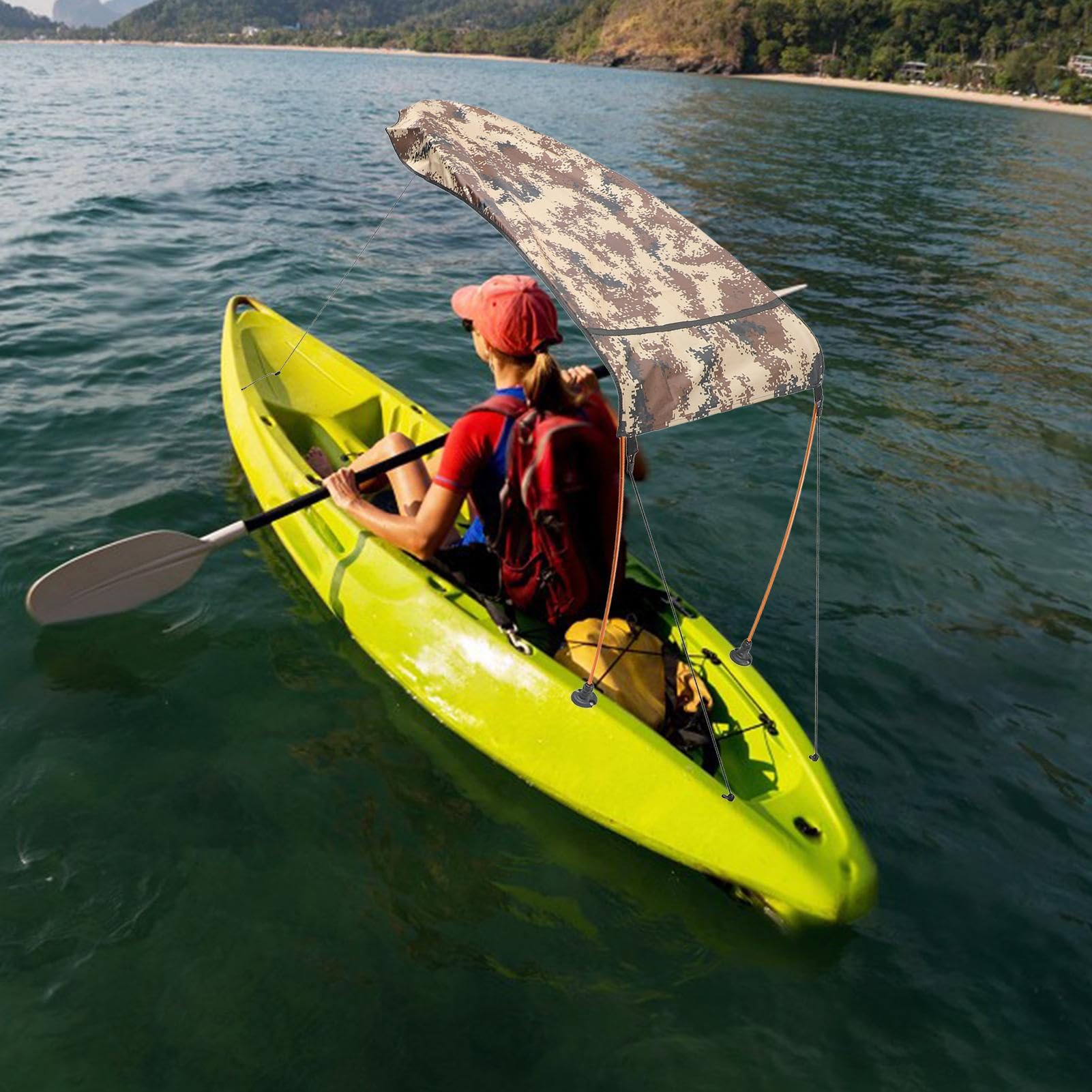 Tendalino per Barca - Tendalino per Barca Gonfiabile, Tendalino per | Ombrellone da Spiaggia | Kit hardware base per montaggio su tettoia per kayak per la pesca all'aperto. Il nostro parasole per