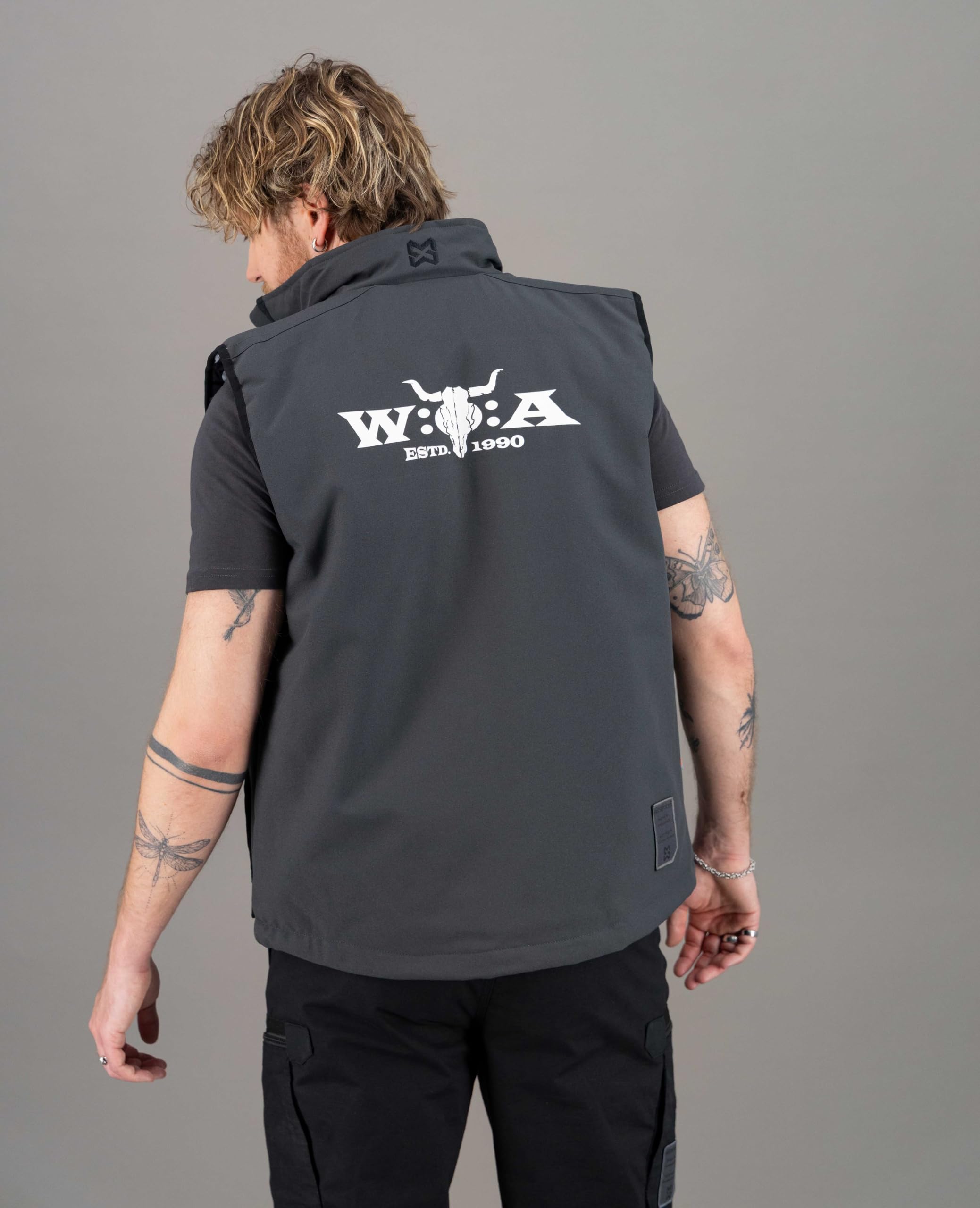 WÜRTH MODYF Weste Urban für Herren - Exklusive Wacken Edition - Gr. XS-6XL | Wattierte Wendeweste – beidseitig tragbar für maximale Flexibilität im Alltag - ideal fürs Festival