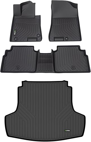 Vista 27 de HAFIDI® Juego de alfombrillas y forro de carga para Subaru Crosstrek 2018-2023 e Impreza 2017-2023 (no modelos híbridos), protección para todo tipo