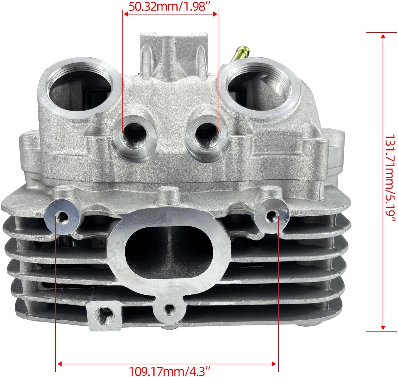 Cylinder Head with Gasket Spark Plug kit for Honda Sportrax 400 XR400R