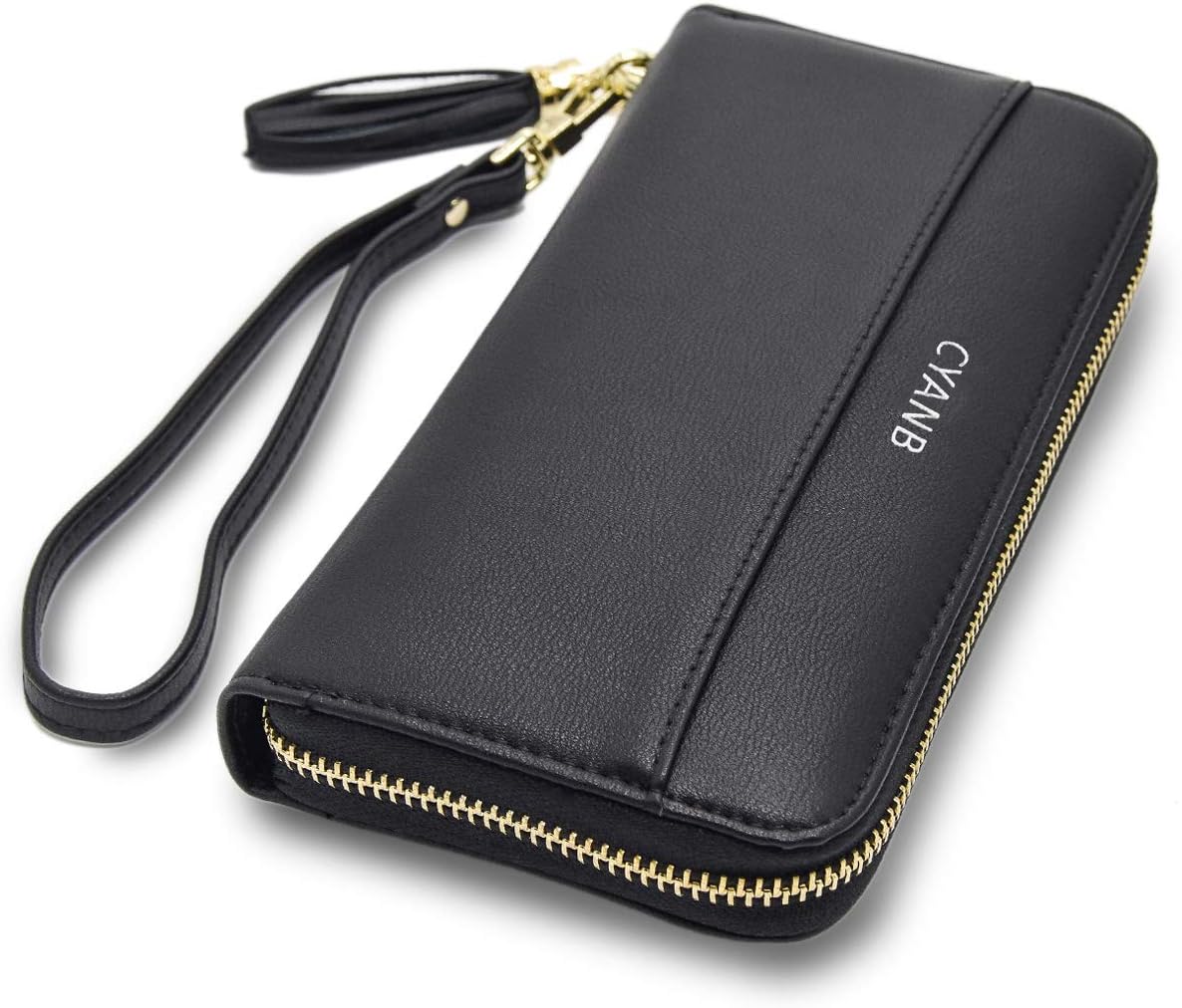 Women Wallets Tassel Bifold Ladies Cluth Wristlet Wrist strap Long Purse