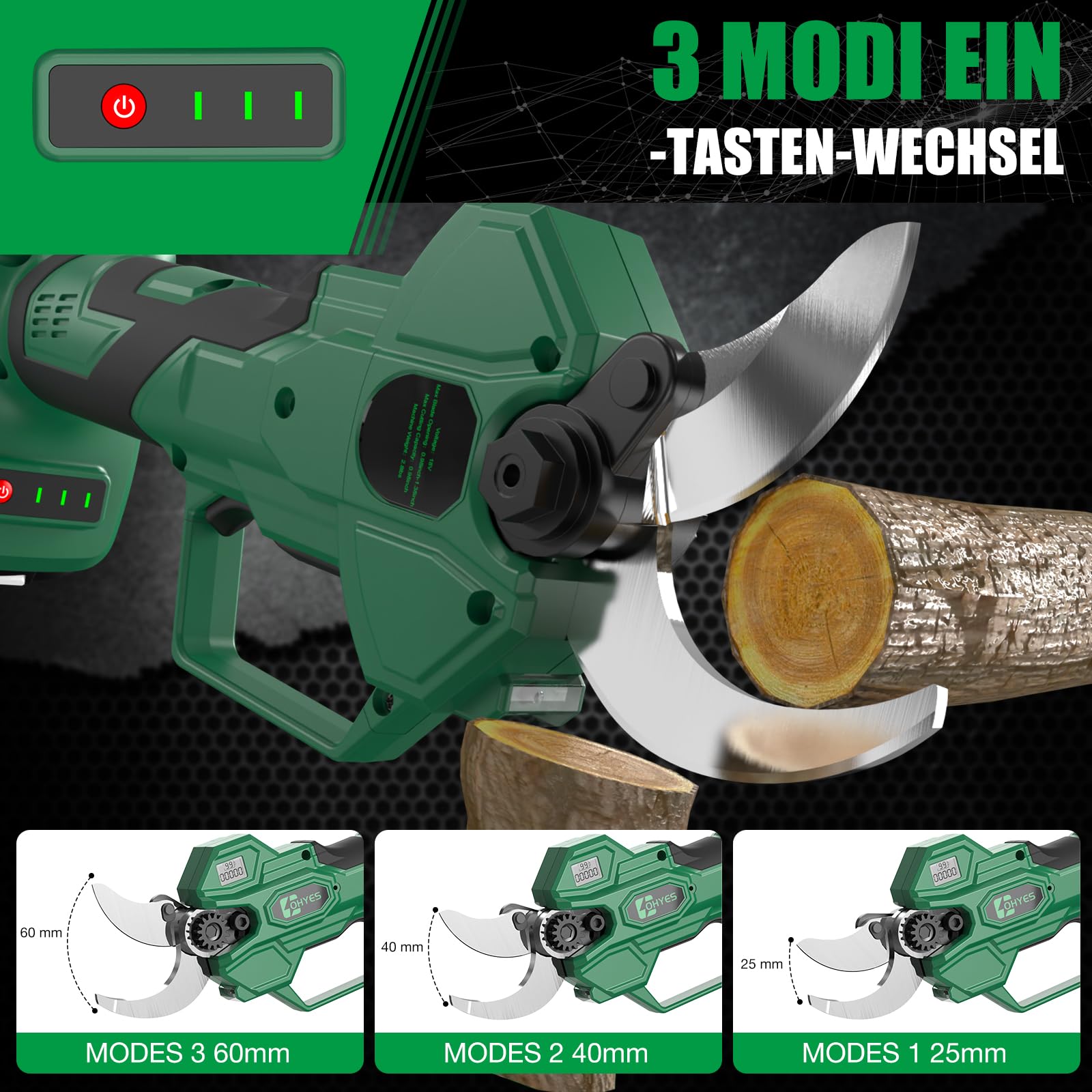 Amazon | Bosch 18V PBAバッテリー用プロフェッショナルコードレス剪定