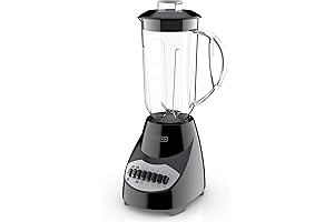 BLACK+DECKER 10-Speed Countertop Blender: A Leading Choice for Compact Kitchen Perfection