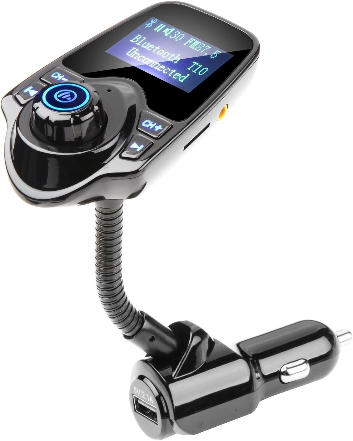 AMANKA Trasmettitore FM Bluetooth, FM Trasmettitore per Auto Radio